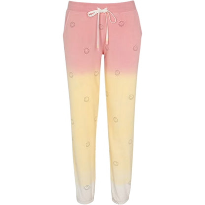 Multicoloured - Front - PJ Salvage Womens-Ladies Smile Lounge Pants