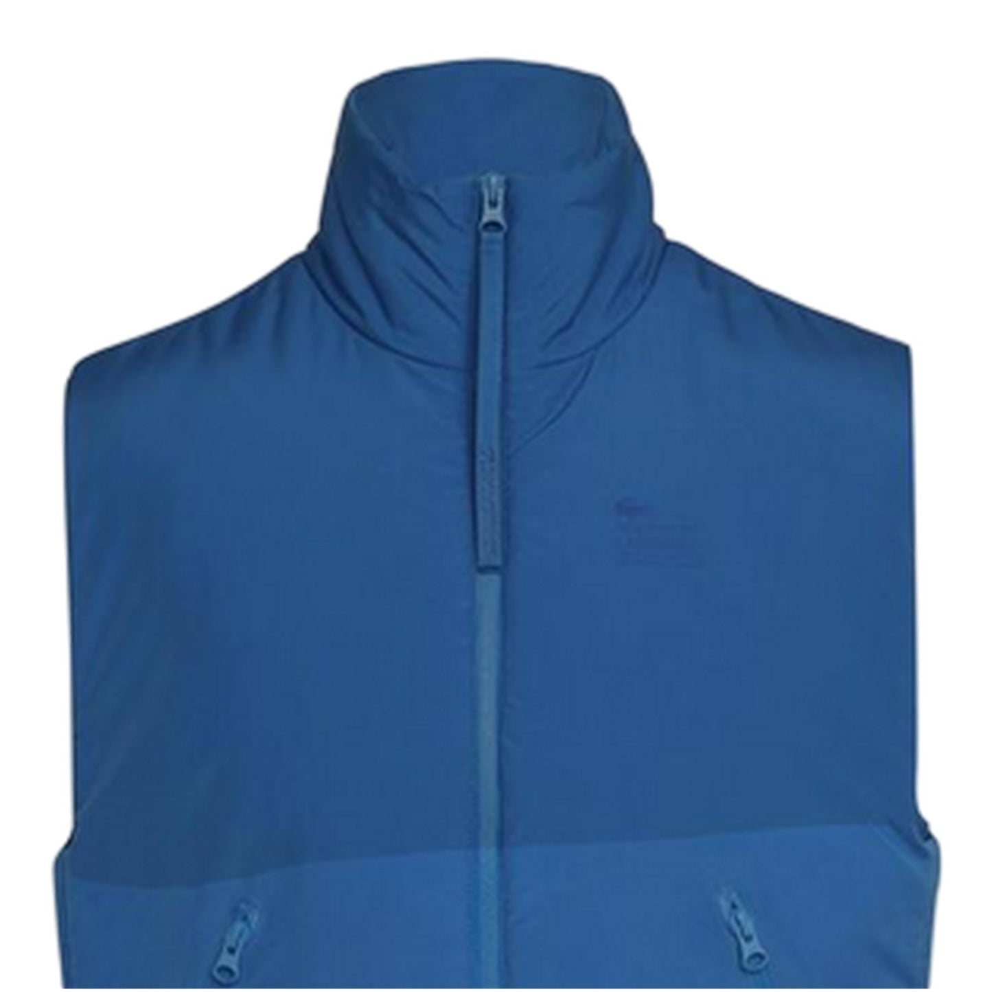 Kingdom Blue - Side - Lacoste Womens-Ladies Two Tone Sleeveless Gilet
