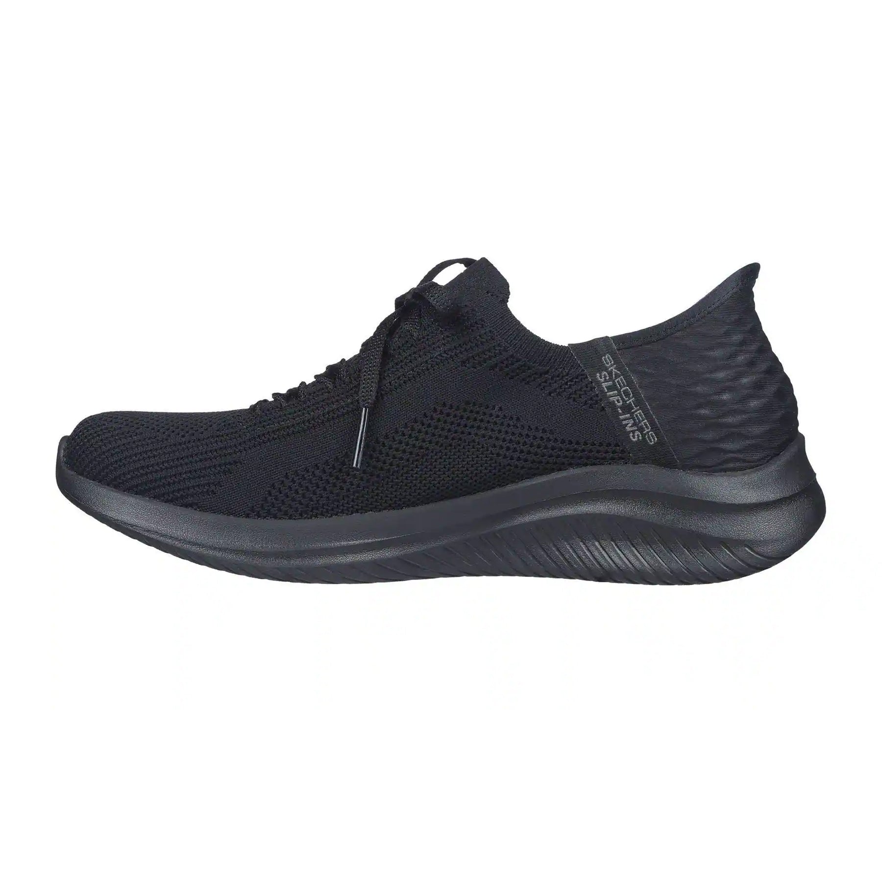 Black - Back - Skechers Womens-Ladies Ultra Flex 3.0 Arch Fit Shoes