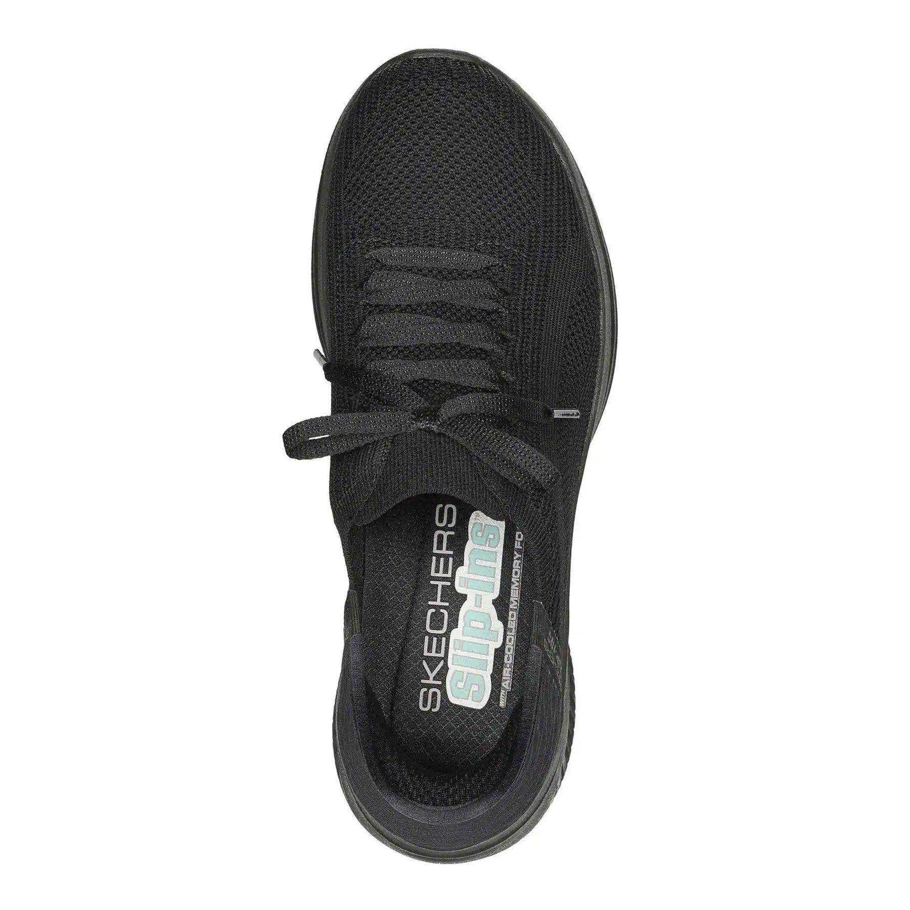 Black - Side - Skechers Womens-Ladies Ultra Flex 3.0 Arch Fit Shoes