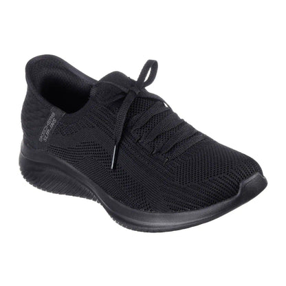 Black - Pack Shot - Skechers Womens-Ladies Ultra Flex 3.0 Arch Fit Shoes