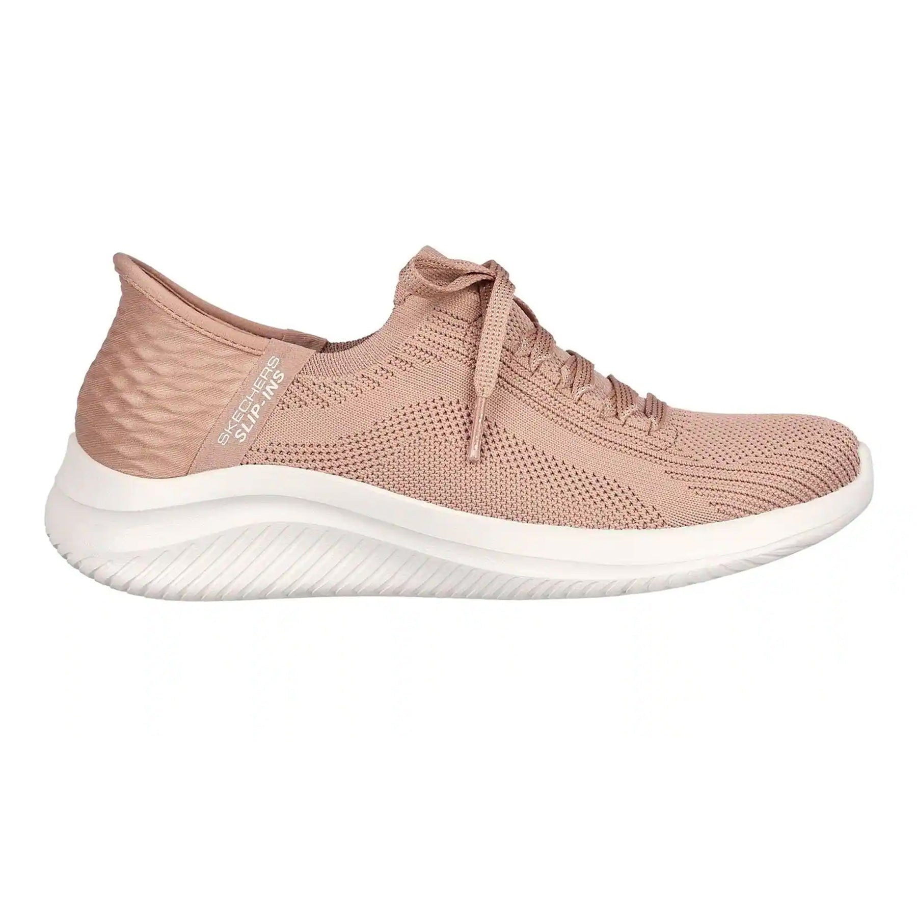 Mauve-Pink - Front - Skechers Womens-Ladies Ultra Flex 3.0 Arch Fit Shoes