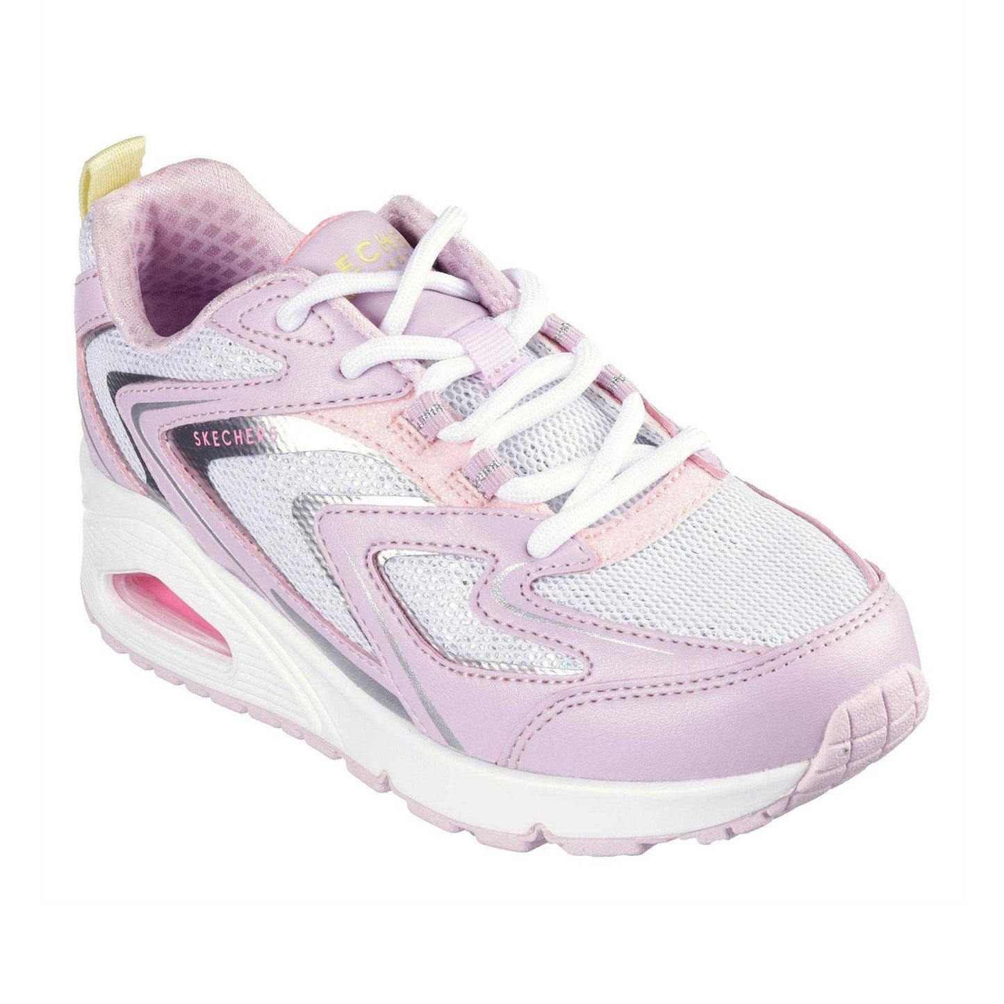 Lavender-Pink - Lifestyle - Skechers Girls Uno Classic Trainers