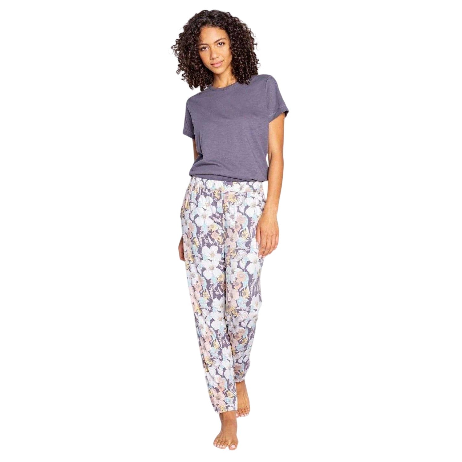 Multicoloured - Pack Shot - PJ Salvage Womens-Ladies Dreams Floral Lounge Pants