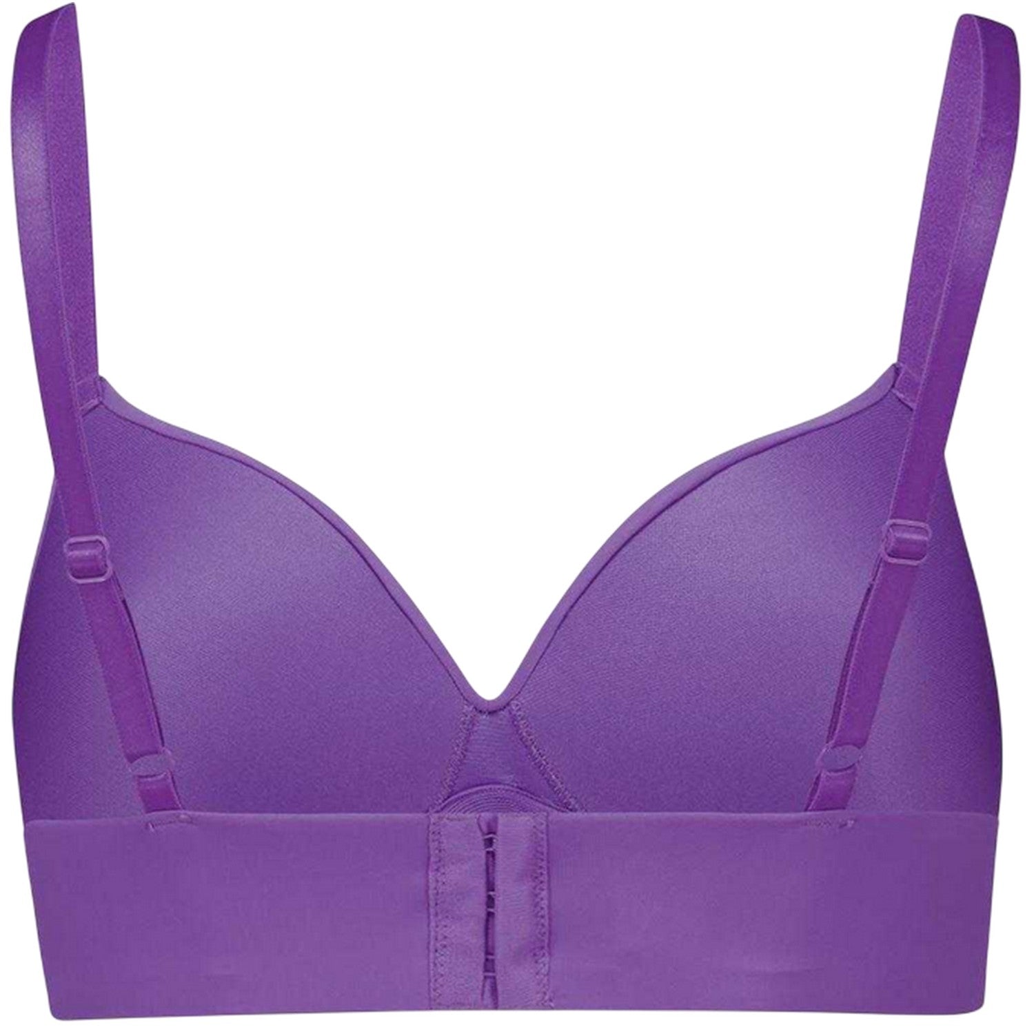Astral Purple - Back - Puma Womens-Ladies Lined Soft Bralette