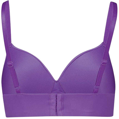 Astral Purple - Back - Puma Womens-Ladies Lined Soft Bralette