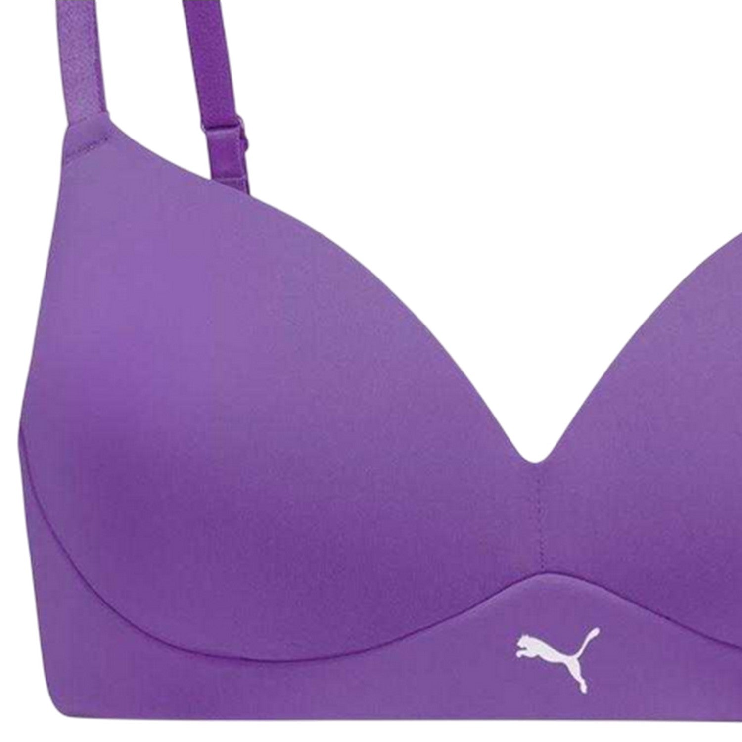 Astral Purple - Side - Puma Womens-Ladies Lined Soft Bralette