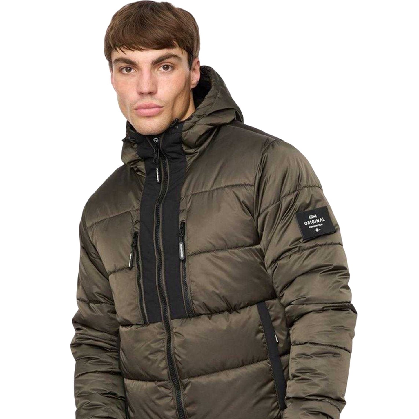 Green - Lifestyle - Crosshatch Mens Jacket
