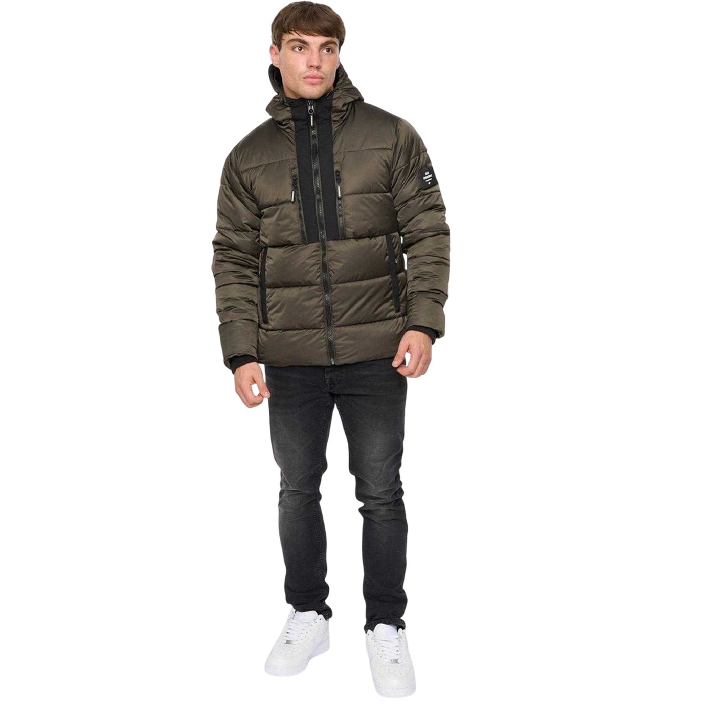 Green - Pack Shot - Crosshatch Mens Jacket