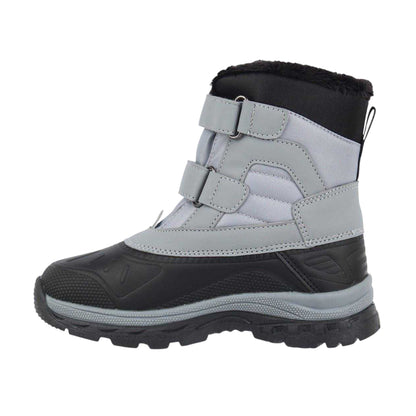 Grey - Back - Nevica Childrens-Kids Snow Boots