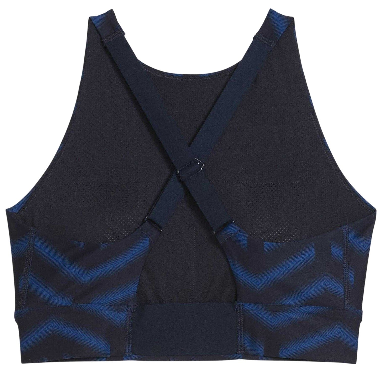 Navy-Orange - Back - Puma Womens-Ladies Individualblaze Eversculpt Sports Bra