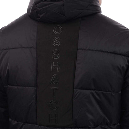 Blue - Side - Crosshatch Mens Polyester Padded Jacket