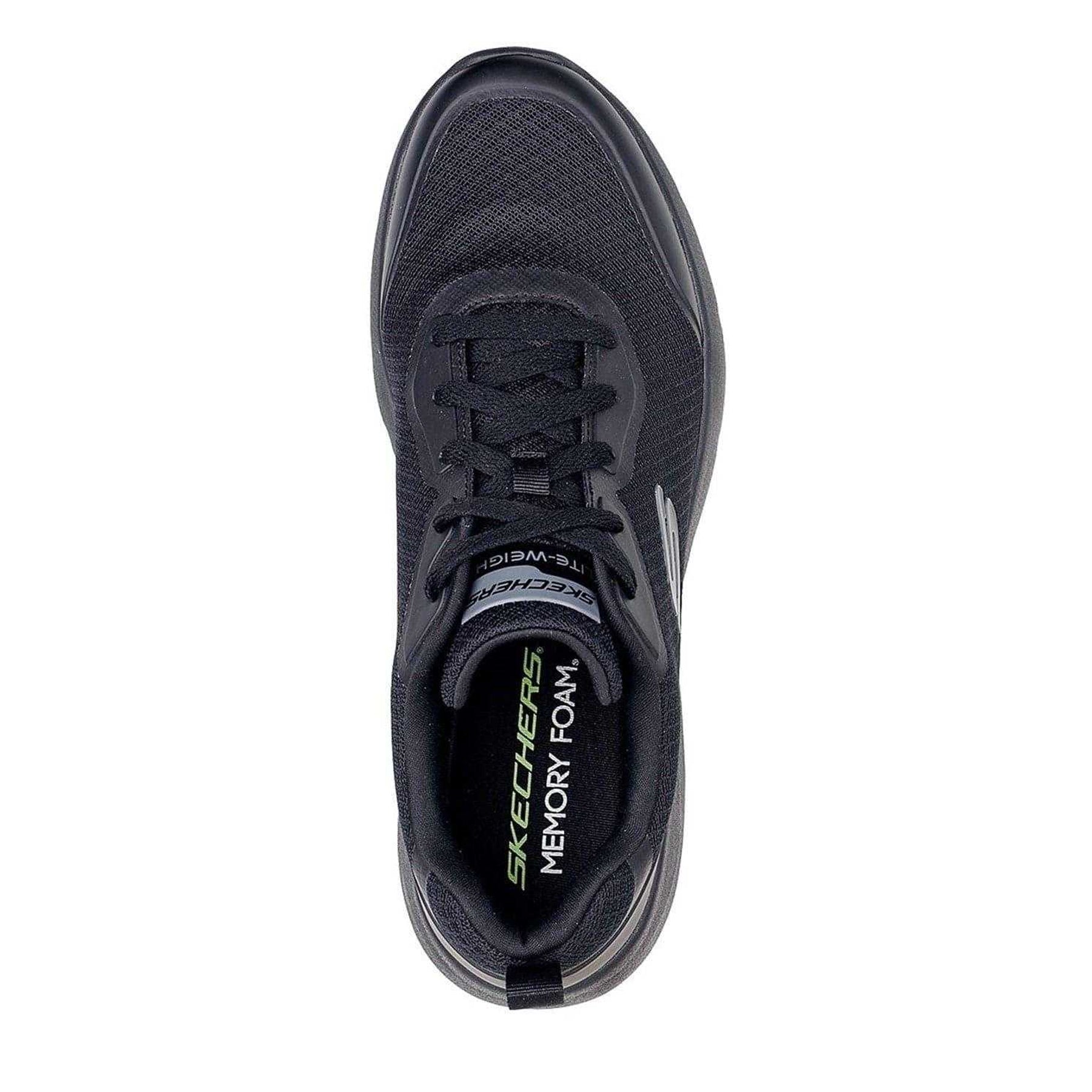 Black - Side - Skechers Mens Dynamight 2.0 Full Pace Trainers