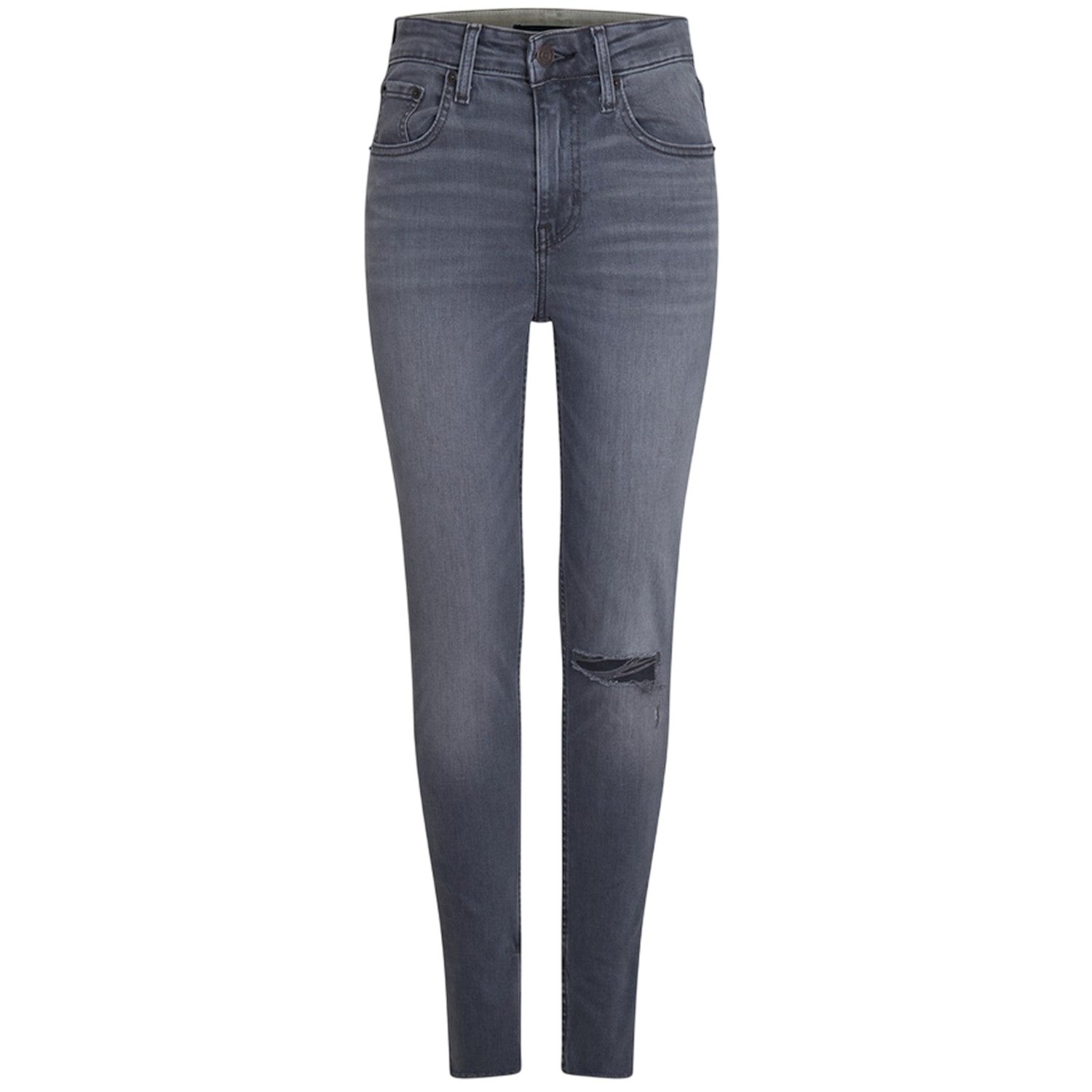 Live Up To My Name - Front - Levis Womens-Ladies 721 Split Hem Skinny Jeans