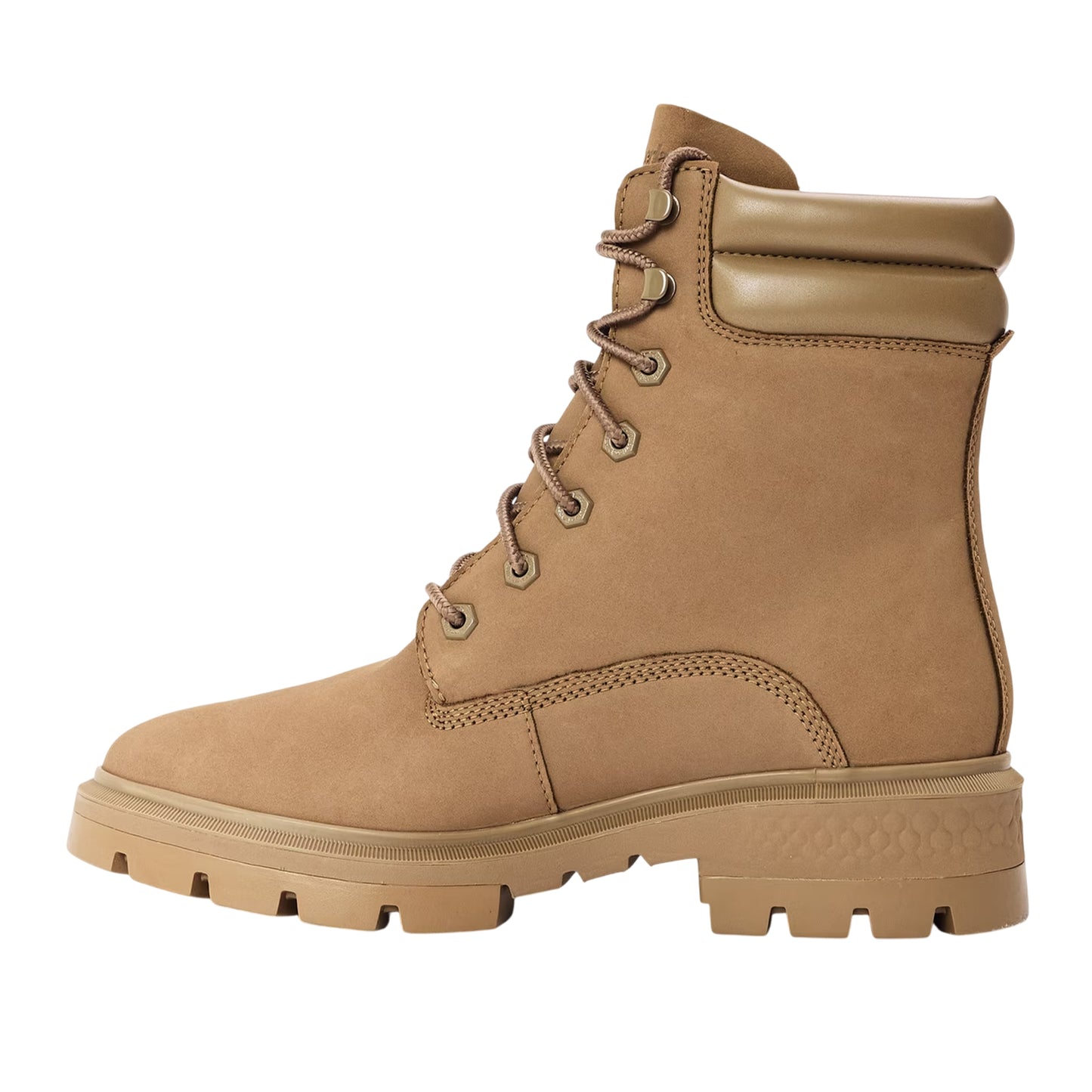 Taupe Grey - Back - Timberland Womens-Ladies Leather Lace Up Ankle Boots