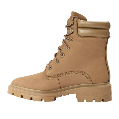 Taupe Grey - Back - Timberland Womens-Ladies Leather Lace Up Ankle Boots