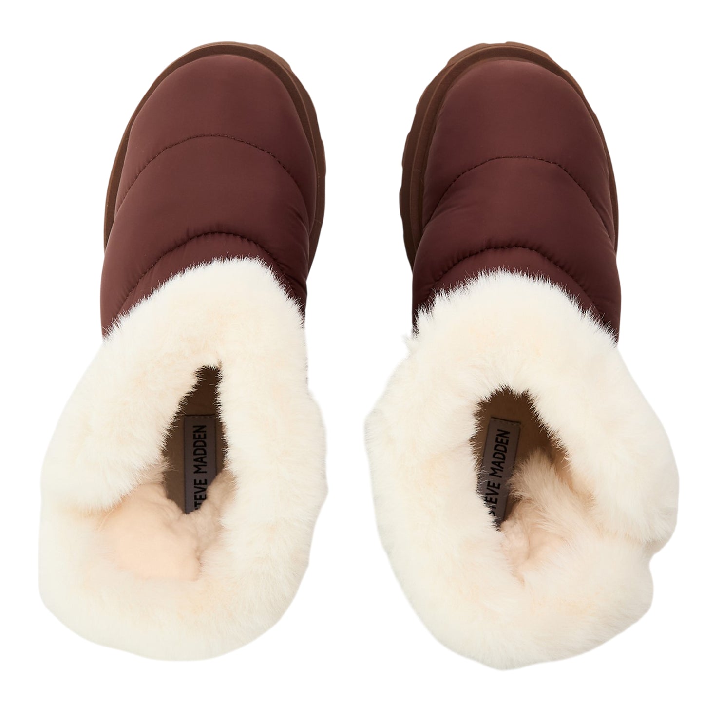 Brown - Lifestyle - Steve Madden Womens-Ladies Frostee Sheepskin Boots