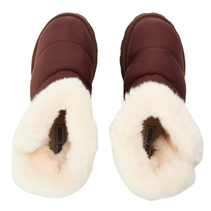 Brown - Lifestyle - Steve Madden Womens-Ladies Frostee Sheepskin Boots