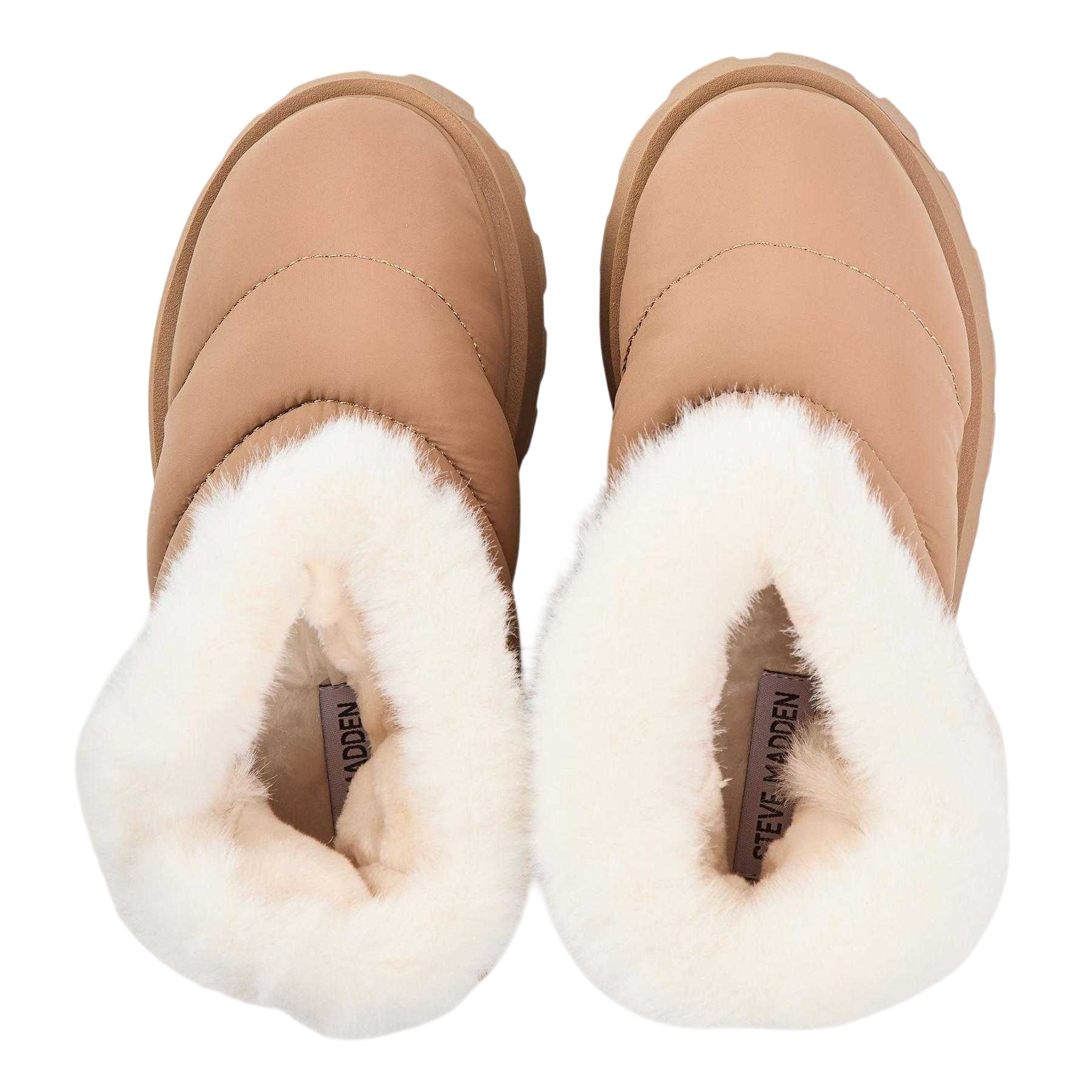 Tan - Lifestyle - Steve Madden Womens-Ladies Frostee Sheepskin Boots