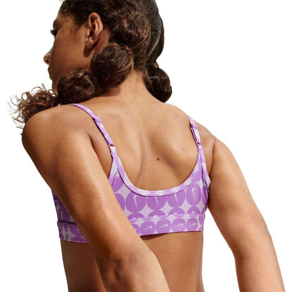 Fuchsia - Lifestyle - Nike Girls Logo Printed Scoop Neck Bralette