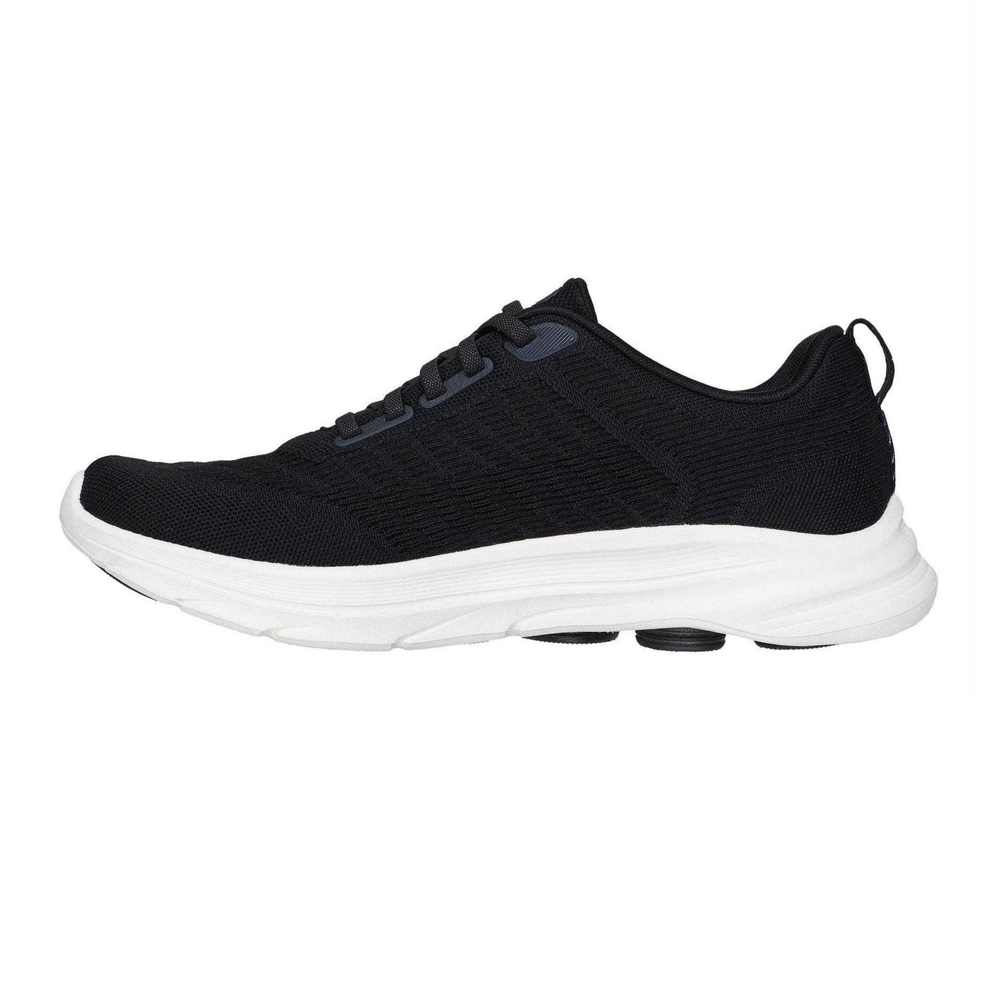 Black-White - Back - Skechers Mens Go Walk 8 Trainers