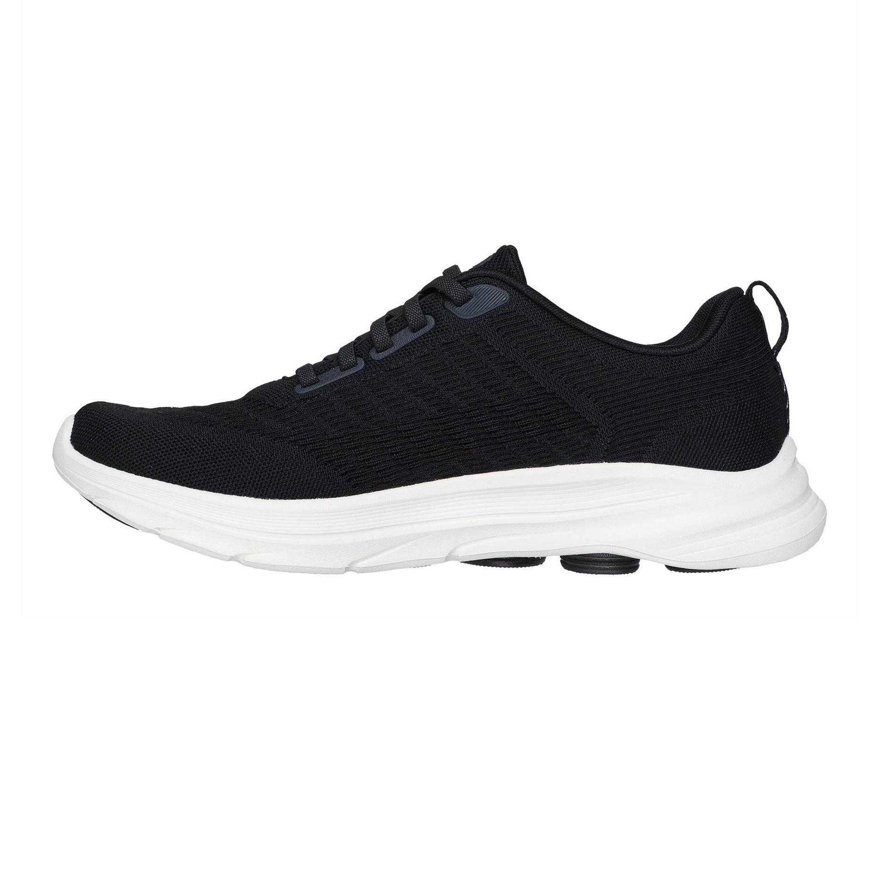 Black-White - Back - Skechers Mens Go Walk 8 Trainers