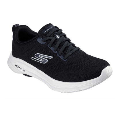Black-White - Pack Shot - Skechers Mens Go Walk 8 Trainers