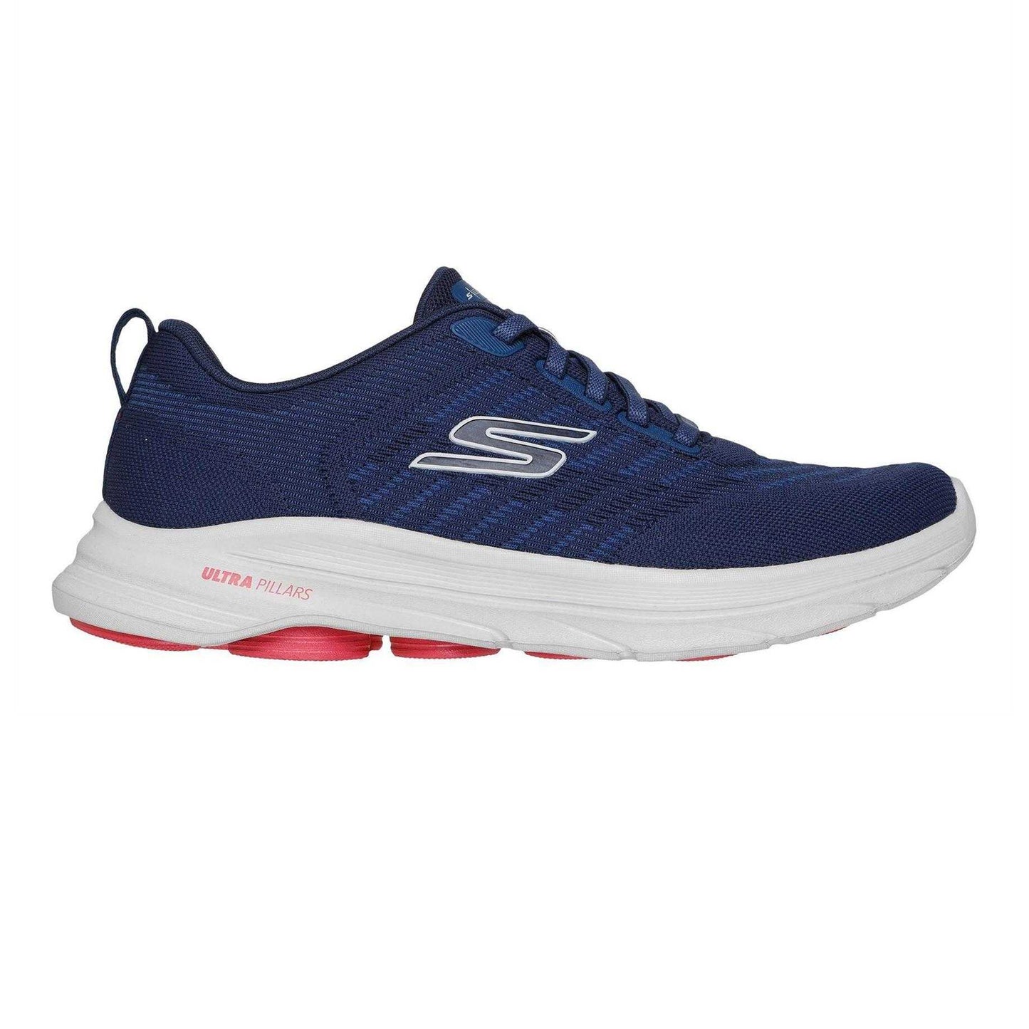 Navy-Red - Front - Skechers Mens Go Walk 8 Trainers