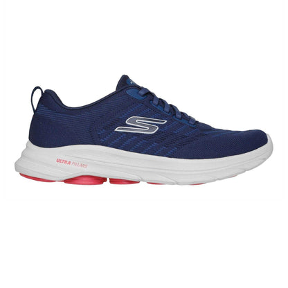 Navy-Red - Front - Skechers Mens Go Walk 8 Trainers
