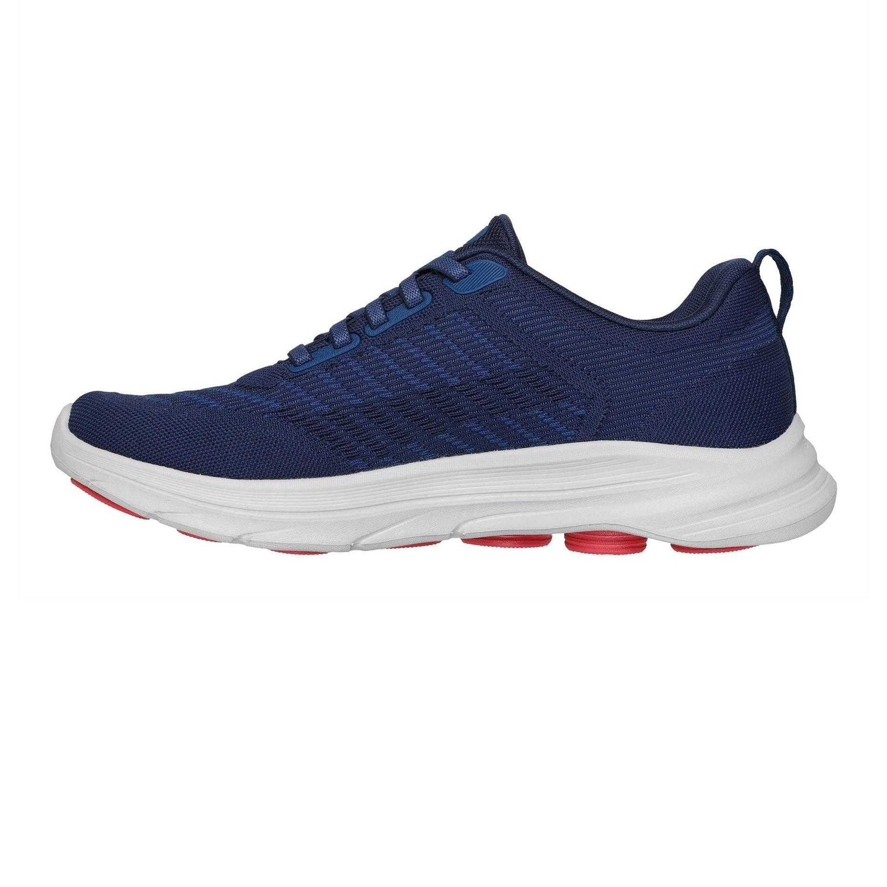 Navy-Red - Back - Skechers Mens Go Walk 8 Trainers