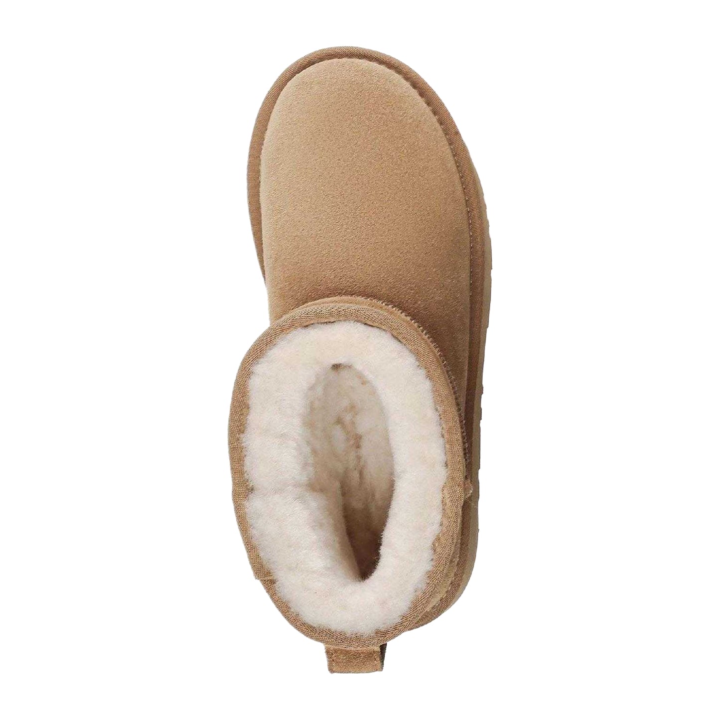 Chestnut - Lifestyle - EverAu Womens-Ladies Mini Classic Cow Suede Boots