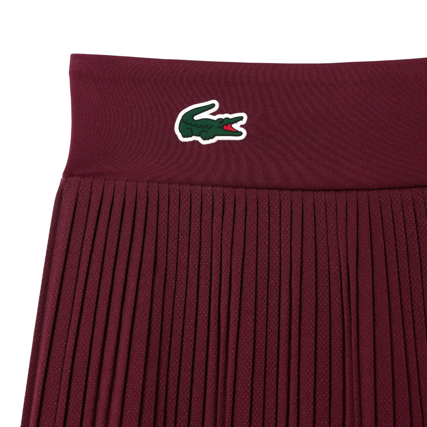 Purple - Back - Lacoste Womens-Ladies Roland Garros Edition Sports Pleated Tennis Shorts