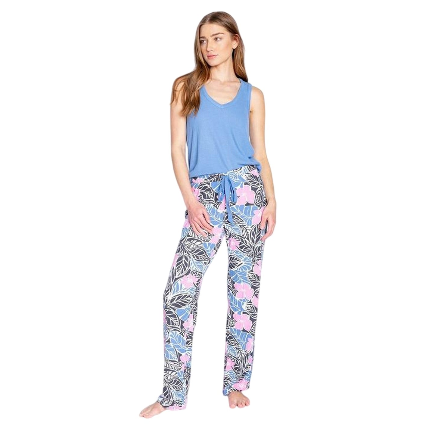 Multicoloured - Front - PJ Salvage Womens-Ladies Lounge Pants