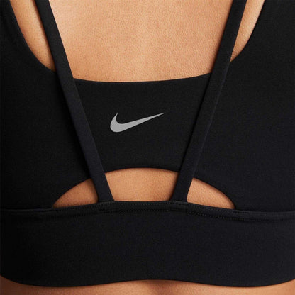 Black-Sail - Side - Nike Womens-Ladies Dri-FIT Non-Wired Sports Bra
