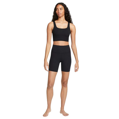 Black-Sail - Pack Shot - Nike Womens-Ladies Dri-FIT Non-Wired Sports Bra