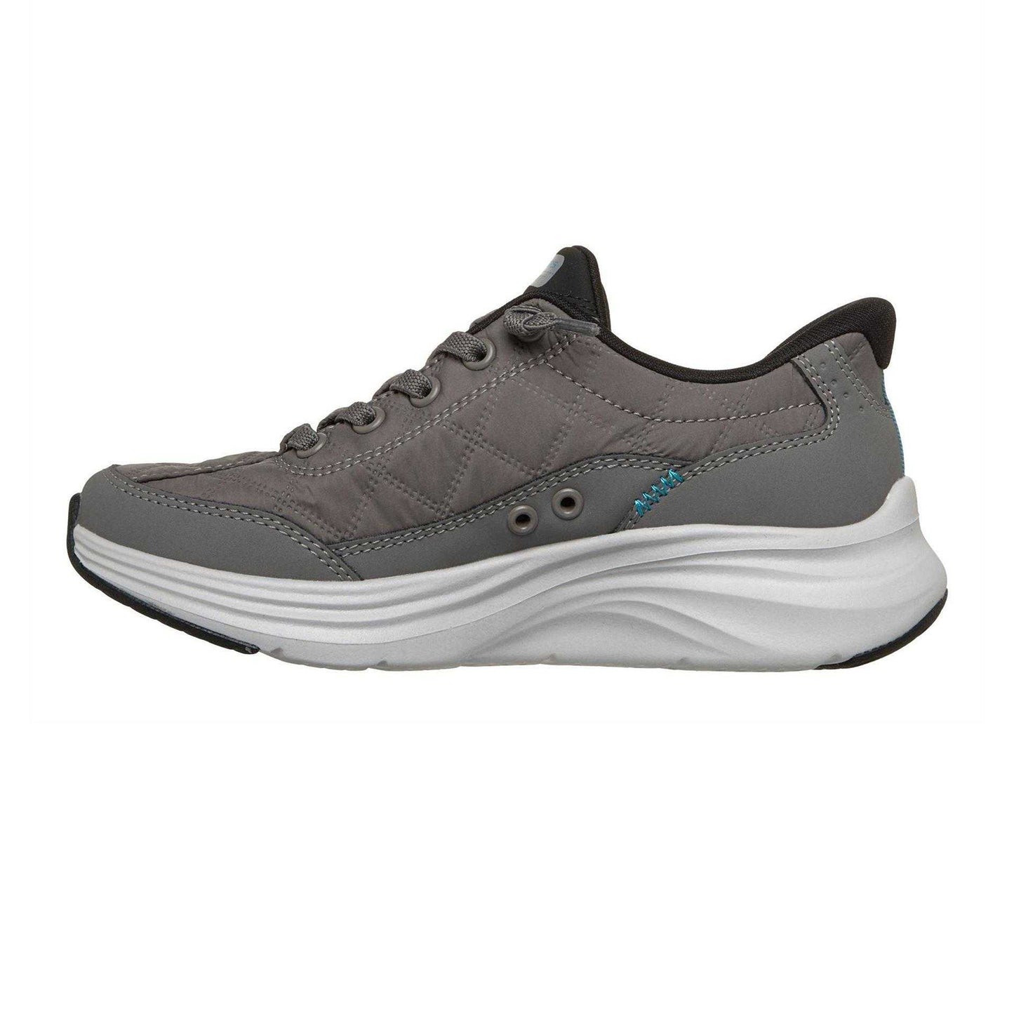 Black - Back - Skechers Childrens-Kids Cozy Slip-In Trainers