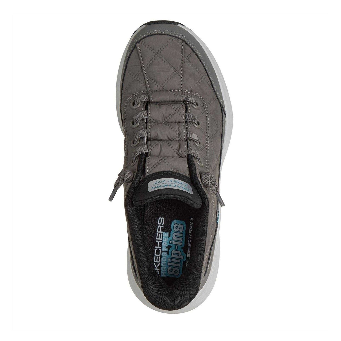 Black - Side - Skechers Childrens-Kids Cozy Slip-In Trainers