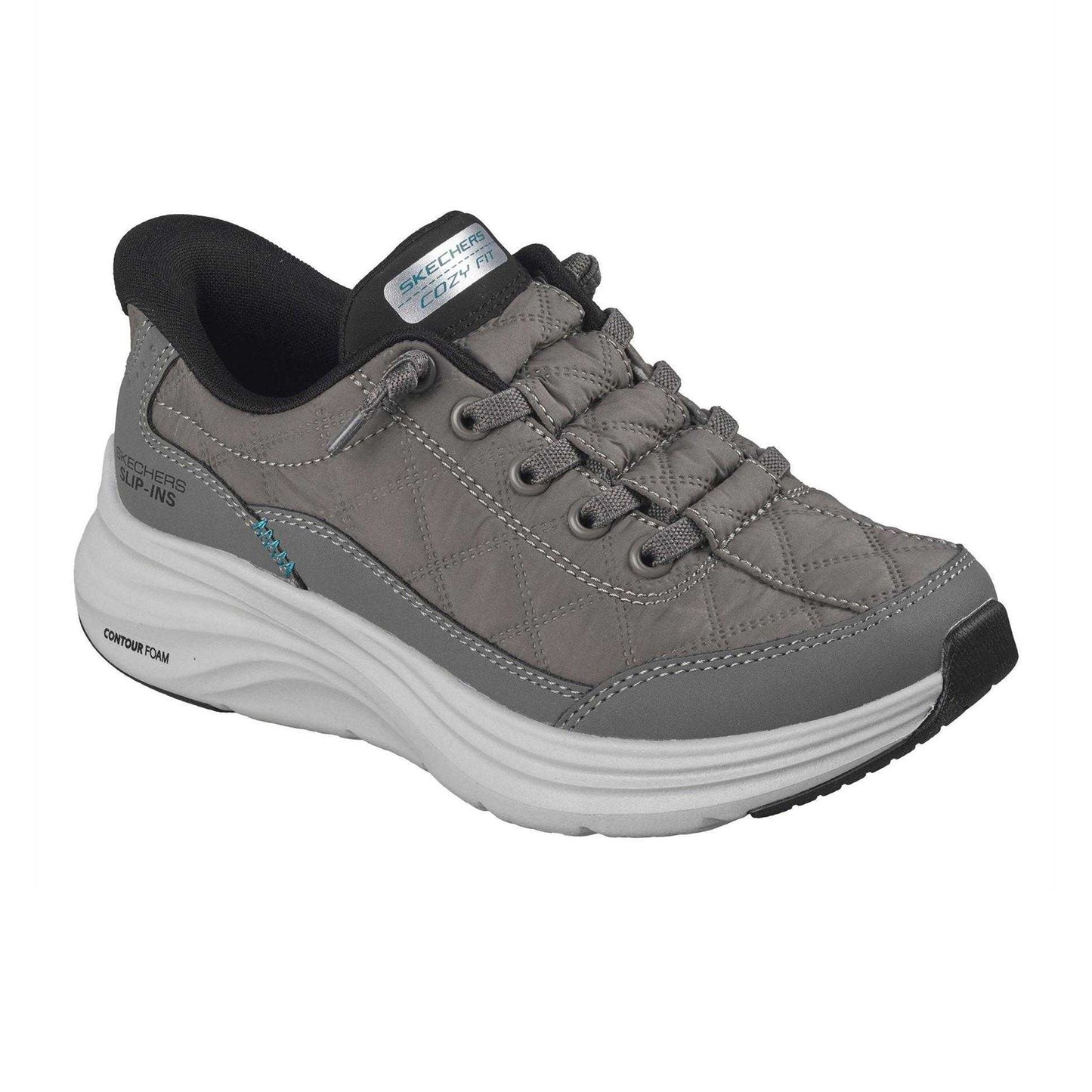 Black - Lifestyle - Skechers Childrens-Kids Cozy Slip-In Trainers