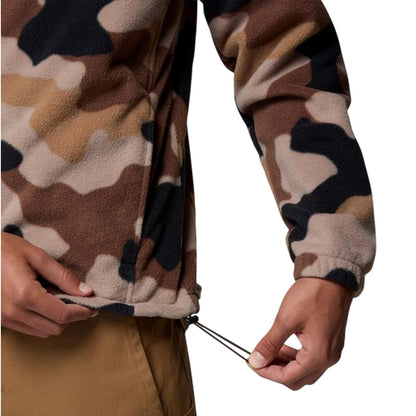 Brown Camo - Side - Columbia Mens Mountain Fleece Jacket