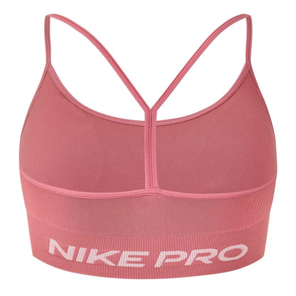 Peony - Front - Nike Womens-Ladies Pro Padded Seamless Sports Bra