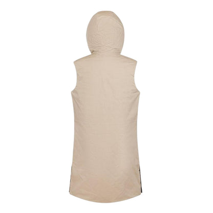 Brown Rice - Back - Museum Womens-Ladies Hooded Reversible Gilet