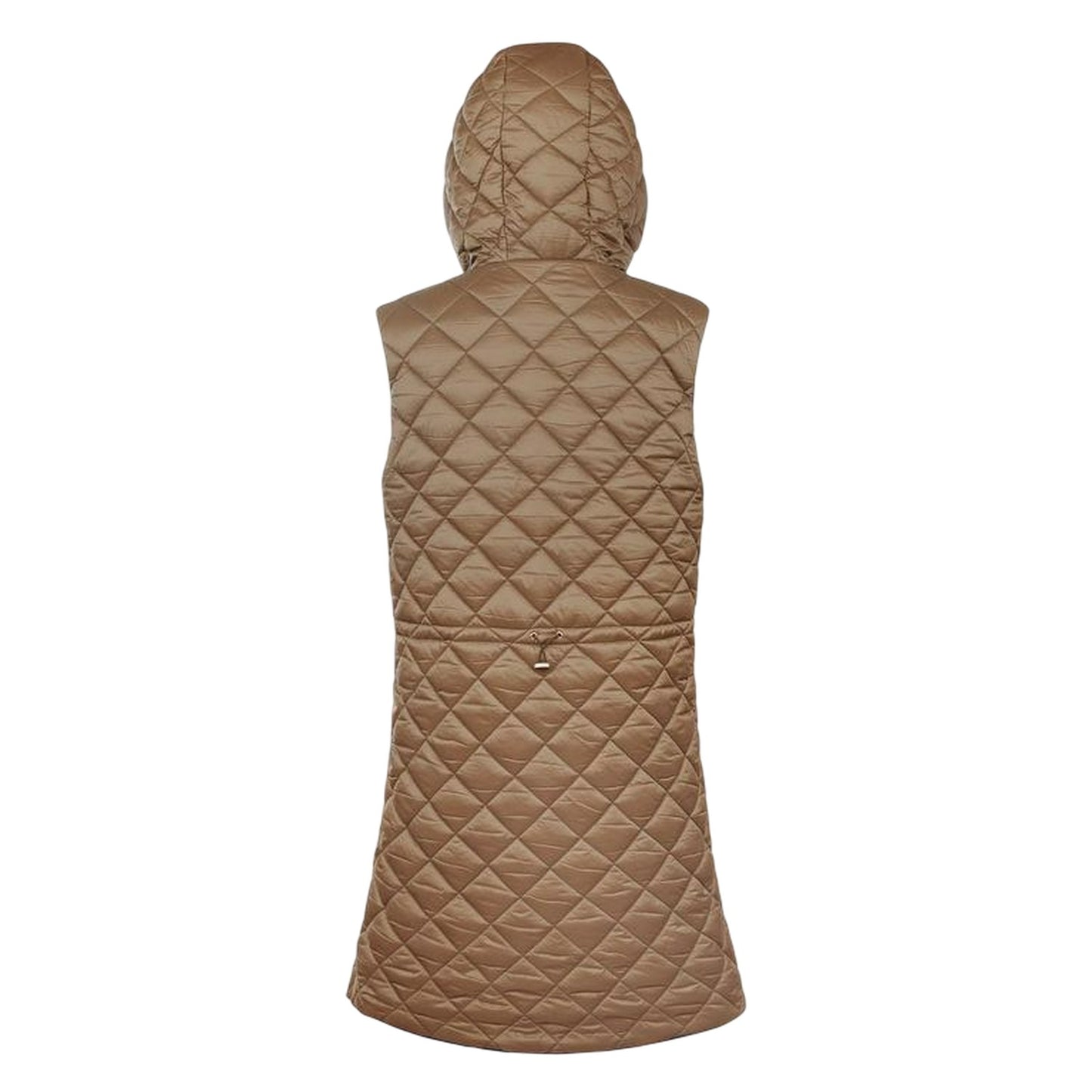 Black - Lifestyle - Museum Womens-Ladies Hooded Reversible Gilet
