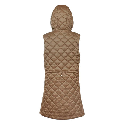 Black - Lifestyle - Museum Womens-Ladies Hooded Reversible Gilet