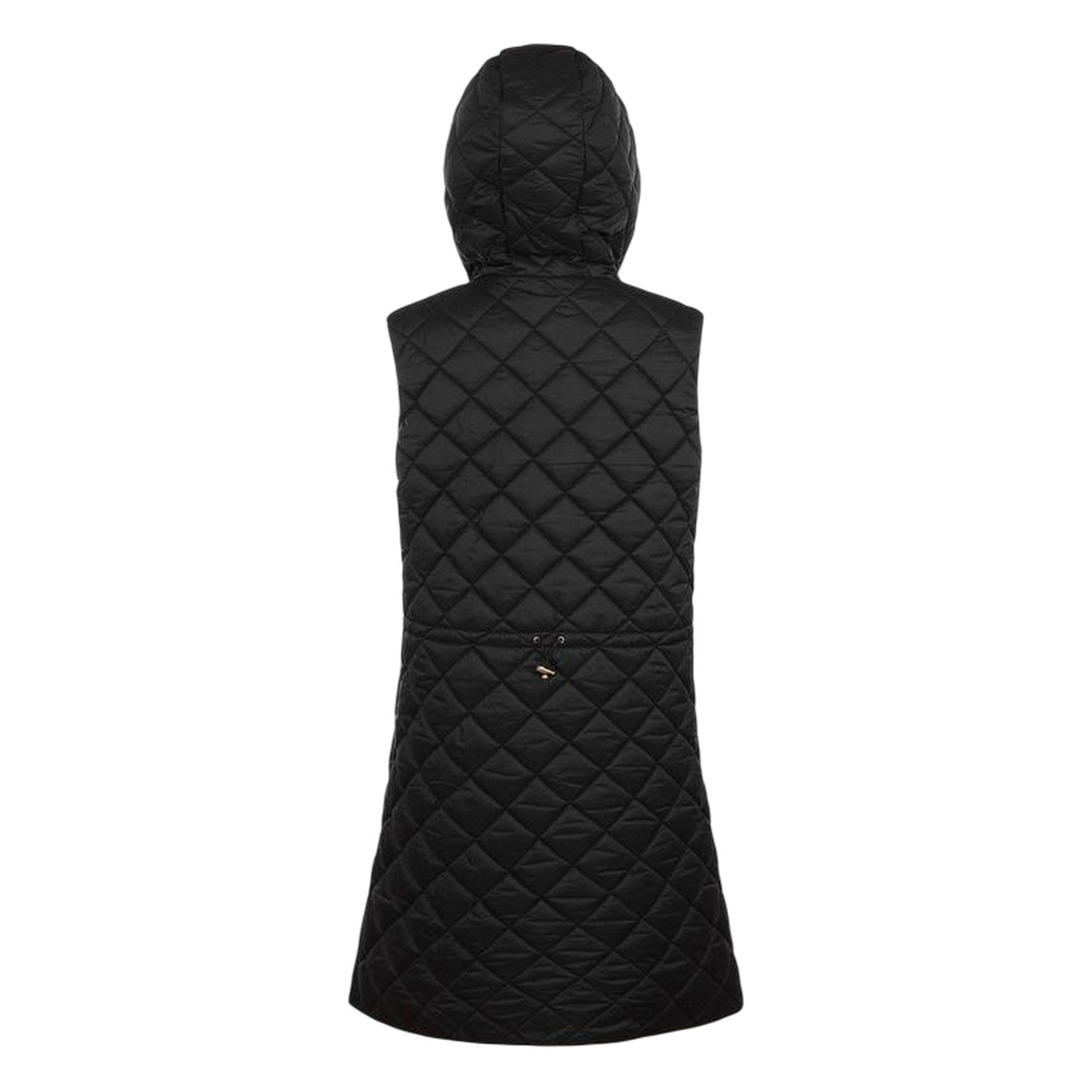 Brown - Pack Shot - Museum Womens-Ladies Hooded Reversible Gilet