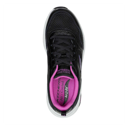 Black - Side - Skechers Womens-Ladies Go Run Arch Fit Trainers
