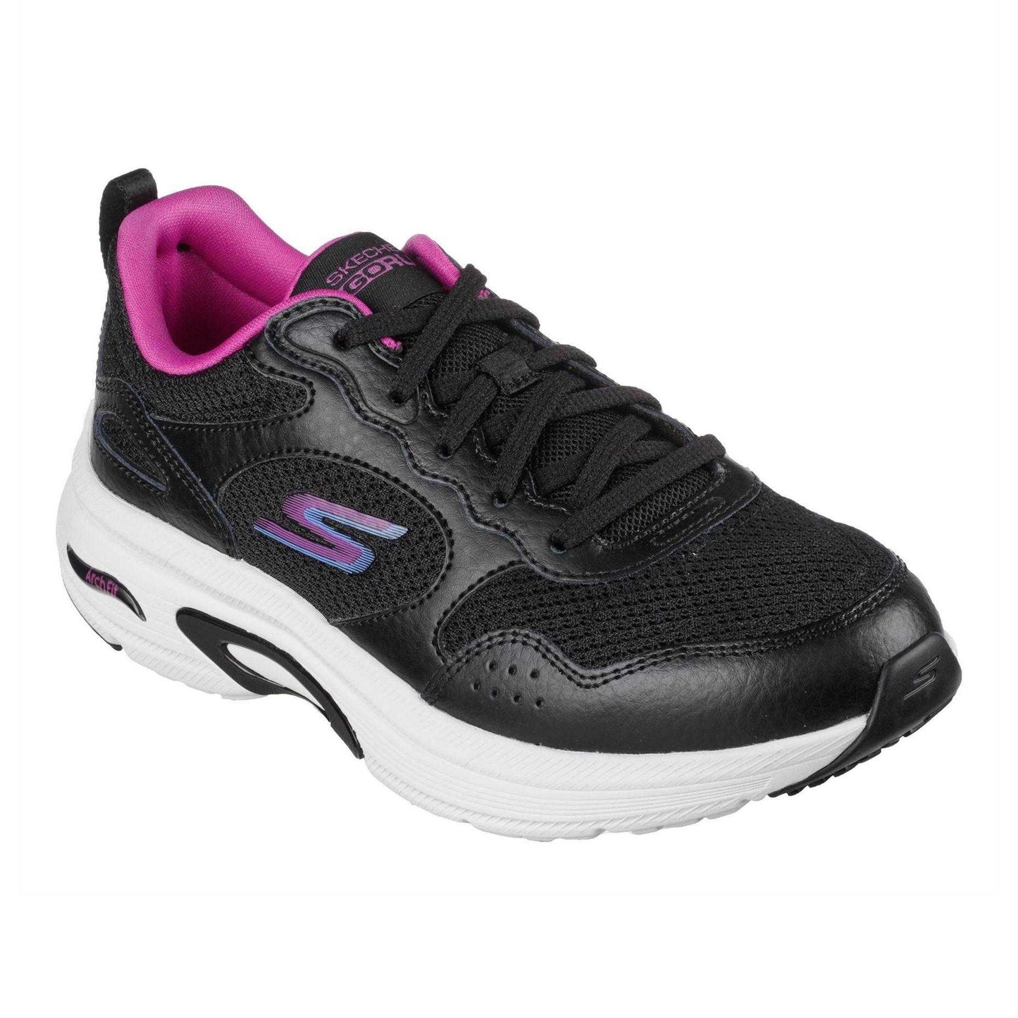 Black - Pack Shot - Skechers Womens-Ladies Go Run Arch Fit Trainers