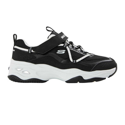 Black-White - Front - Skechers Childrens-Kids D´Lites 4.0 Trainers