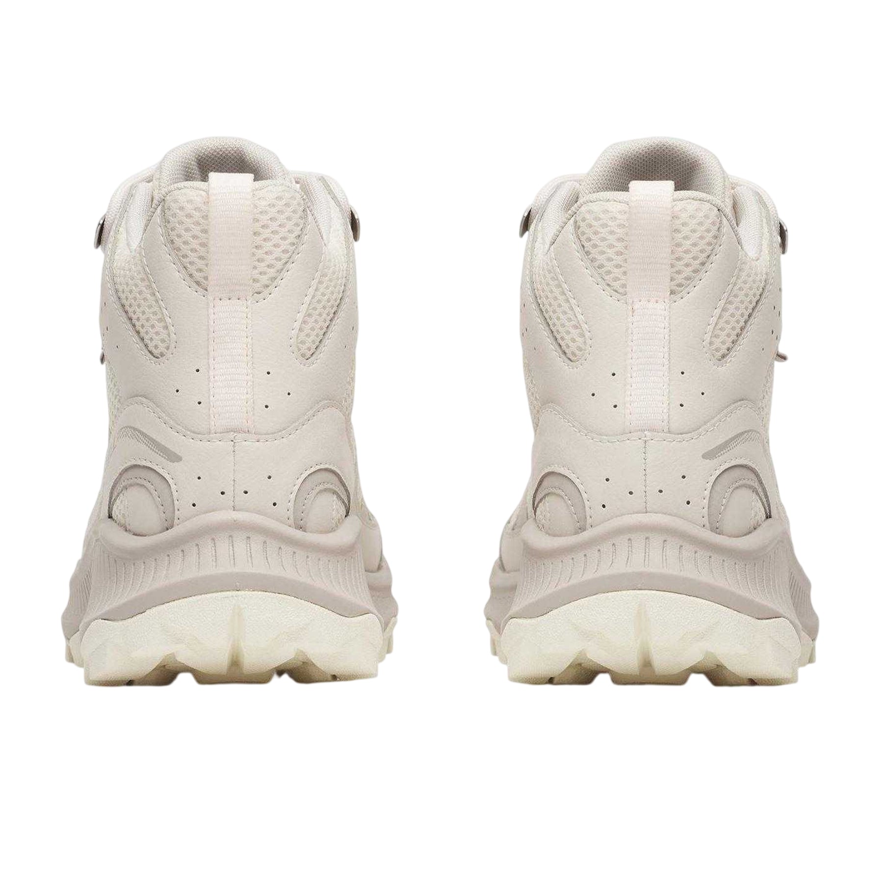 Eggshell - Back - Merrell Womens-Ladies Leather Waterproof Hiking Boots