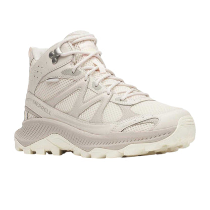 Eggshell - Lifestyle - Merrell Womens-Ladies Leather Waterproof Hiking Boots