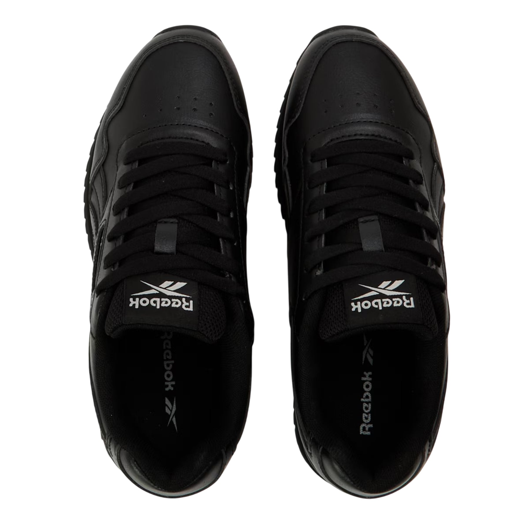 Triple Black - Lifestyle - Reebok Childrens-Kids Glideripclip Vegan Leather Trainers